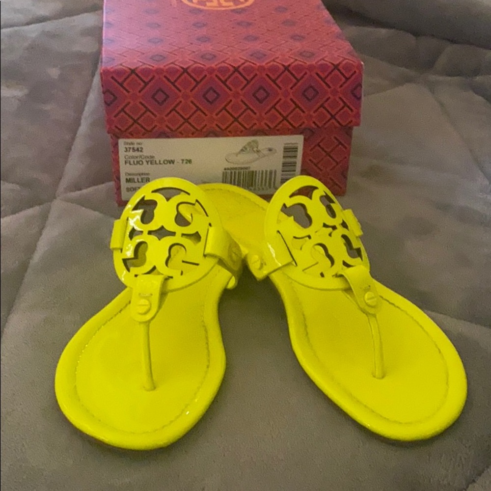 Barley used Tory Burch Miller Sandal